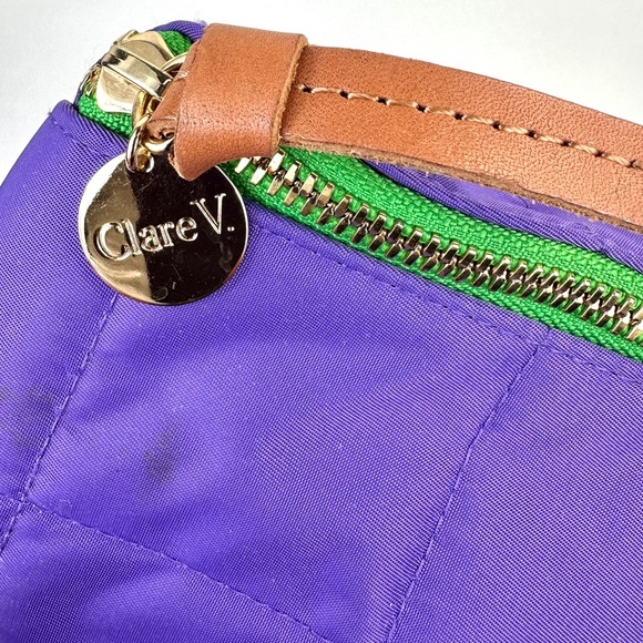 Clare V. Quilted Nylon Belt Bag in Color Iris - Picture 4 of 13